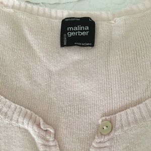 Malina Gerber Pink Cardigan